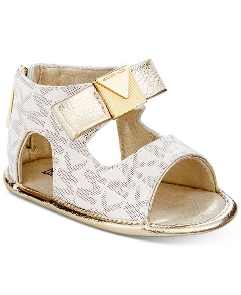 michael kors baby ada sandals price|michael kors leather sandals.